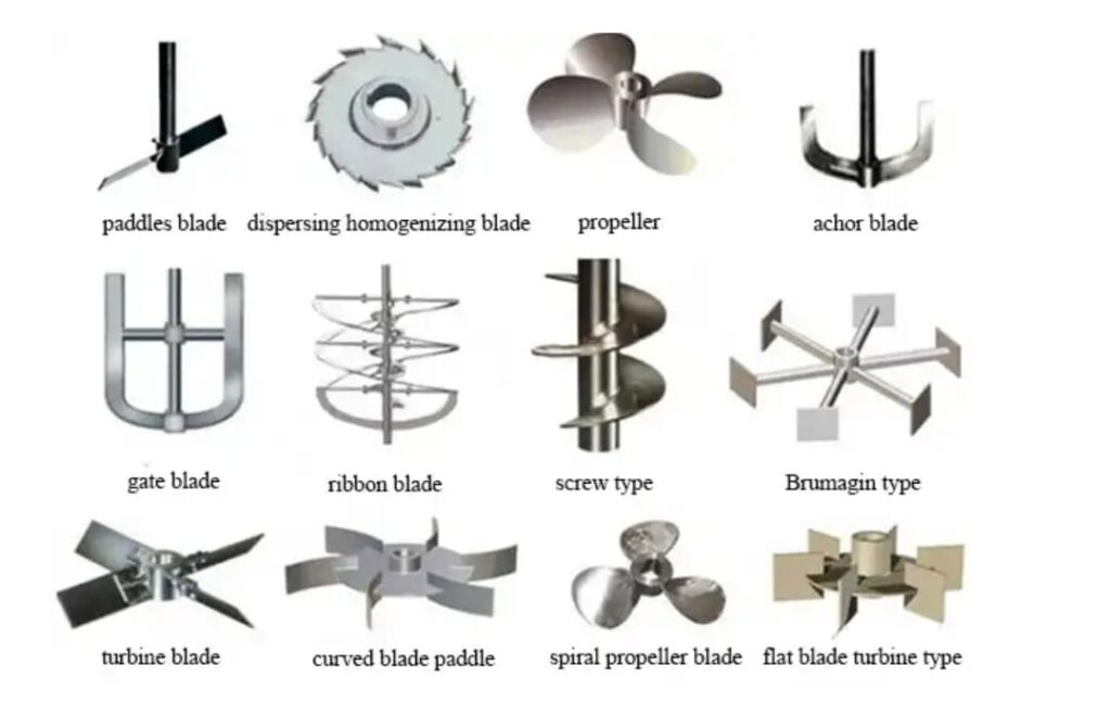 types of agitator