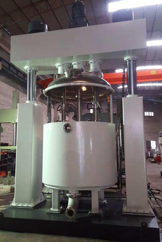Triple shaft mixer, silicon sealant mixer